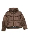 Raxxy Puffer Jacket In Brown