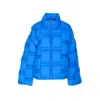Raxxy High-neck Padded Jacket In Blue