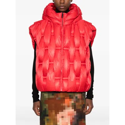 Raxxy Quilted Hooded Gilet In White
