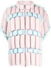 Raxxy Mock-neck Padded Jacket In Pink