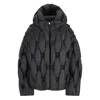 Raxxy 3d Down Jacket Puffer Jackets Black In Gray