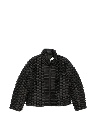 Raxxy Origami Orizzontali Jacket In Black