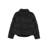 Raxxy Quilted Puffer Jacket In Black