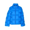 Raxxy High-neck Padded Jacket In Blue