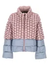 Raxxy Pink Polyamide Down Jacket In Pink