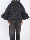 Raxxy 3d Diamond Down Coat In Black
