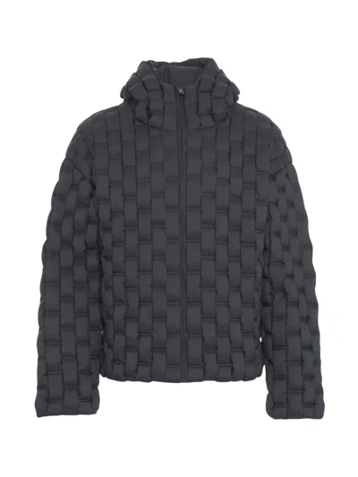 Raxxy Quilted Down Jacket In Gray