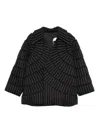 Raxxy Quilted Jacket In Black
