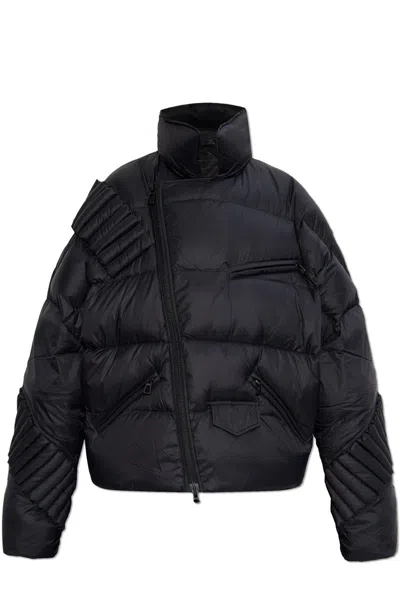Raxxy Panelled Puffer Jacket In Black
