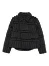 Raxxy Quilted Puffer Jacket In Black