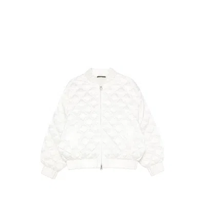 Raxxy Quilted Silk-blend Down Jacket In Purple