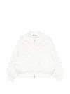 Raxxy Quilted-pattern Bomber Jacket In White