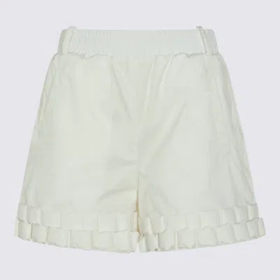Raxxy Ruffled Shorts In Neutral