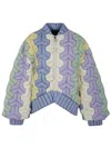 Raxxy Triangle Multicolor Down Jacket Clothing