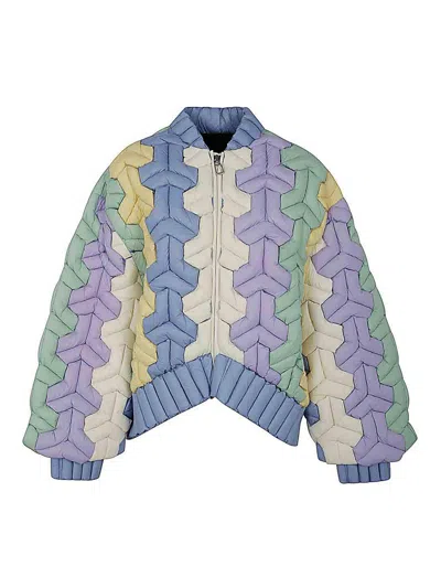 RAXXY TRIANGLE MULTICOLOR DOWN JACKET