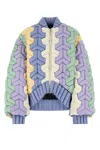 Raxxy Triangle Multicolor Down Jacket Clothing
