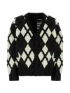 Raxxy Two-tone Quilted Jacket With Pattern In Black