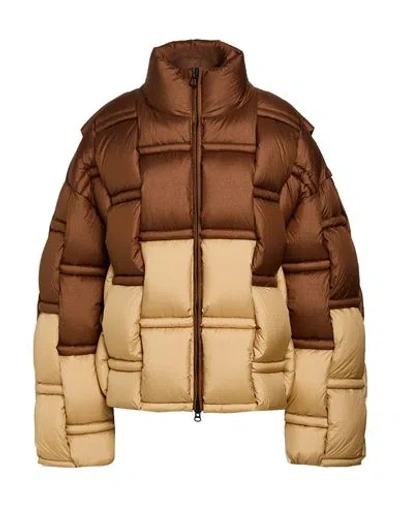 Raxxy Woman Puffer Brown Size M Polyamide
