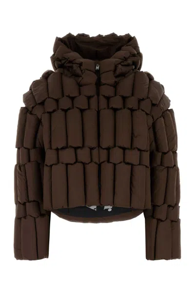 Raxxy Women's Polyester Down Jacket In Brown