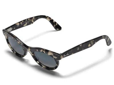 Ray Ban 0rb2242 Wayfarer Oval Photochromic Polarized Fashion Sunglasses Grey Havana: 50mm In Multi