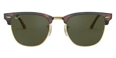 Pre-owned Ray Ban Ray-ban 0rb3016f Sunglasses Unisex Havana Square 55mm & Authentic In Green