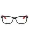 Ray Ban 0rx7047 Rectangle Frame Glasses In ホワイト