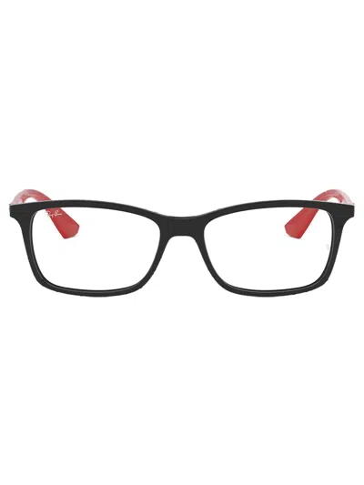 Ray Ban 0rx7047 Rectangle Frame Glasses In ホワイト