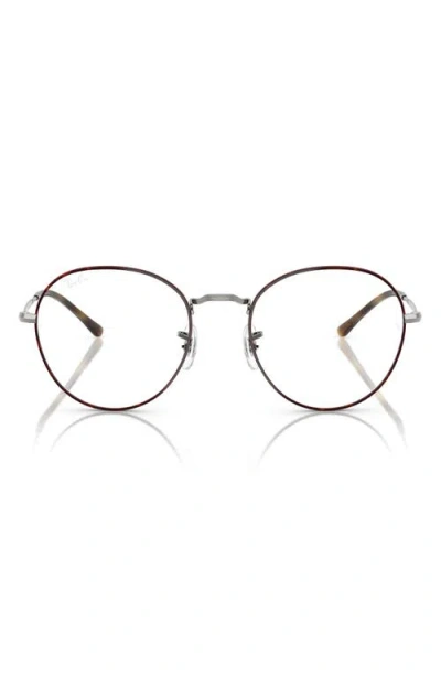 Ray Ban Ray-ban 3582v 51mm Optical Glasses In Gunmetal
