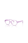 Ray Ban Ray-ban 42mm Phantos Optical Glasses In Purple