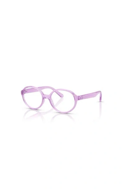 Ray Ban Ray-ban 42mm Phantos Optical Glasses In Purple