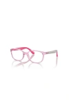 Ray Ban Ray-ban 46mm Phantos Optical Glasses In Pink