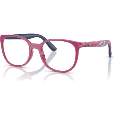 Ray Ban Ray-ban 47mm Phantos Optical Glasses In Pink