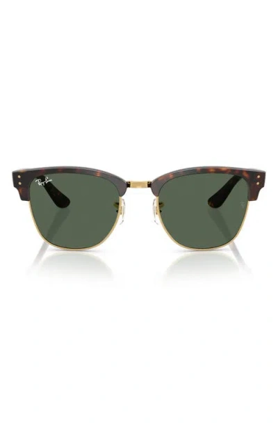 Ray Ban Ray-ban 47mm Polarized Square Sunglasses In Havana