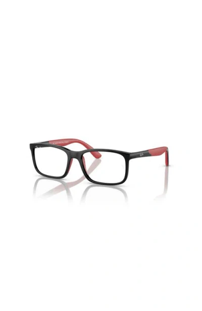 Ray Ban Ray-ban 47mm Rectangle Optical Glasses In Multi