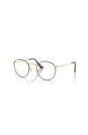 Ray Ban Ray-ban 47mm Round Optical Glasses In Brown