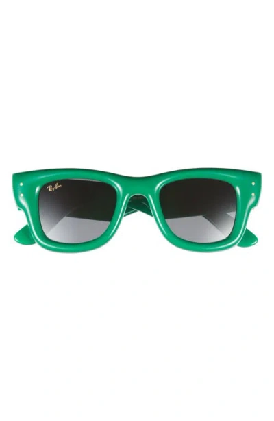 Ray Ban Ray-ban 47mm Small Square Sunglasses In Green