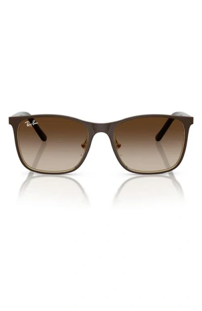 RAY BAN RAY-BAN 48MM GRADIENT SQUARE SUNGLASSES 
