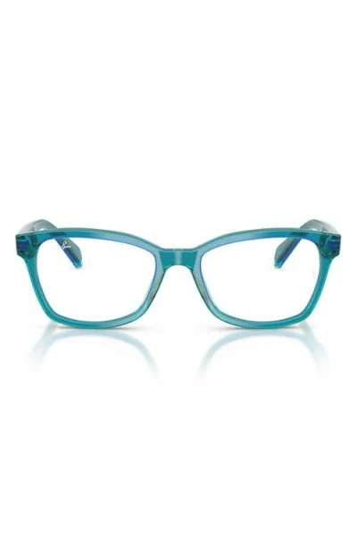 Ray Ban Ray-ban 48mm Optical Glasses In Blue Green