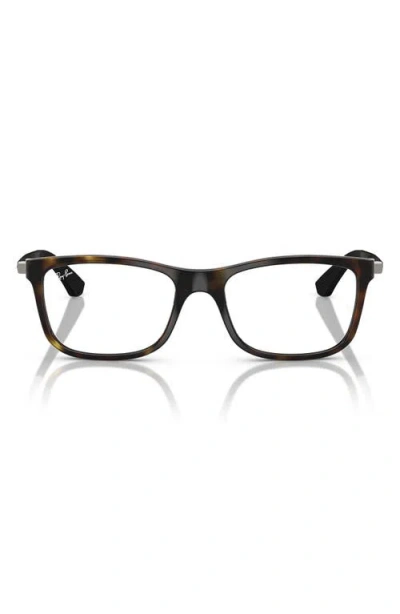 Ray Ban Ray-ban 48mm Optical Glasses In Havana Brown