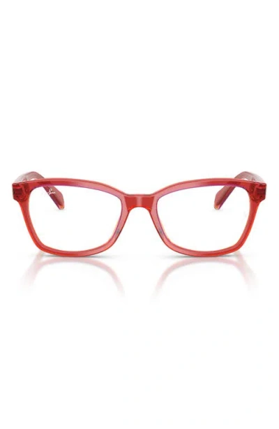 Ray Ban Ray-ban 48mm Optical Glasses In Red
