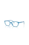Ray Ban Ray-ban 48mm Phantos Optical Glasses In Blue
