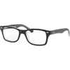 Ray Ban Ray-ban 48mm Square Optical Glasses In Gray