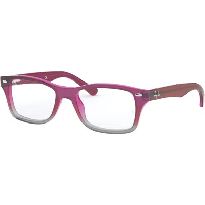 Ray Ban Ray-ban 48mm Square Optical Glasses In Pink
