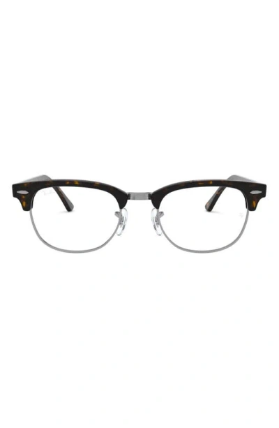 Ray Ban 49mm Optical Glasses In Dark Havana