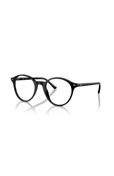 Ray Ban Ray-ban 49mm Phantos Optical Glasses In Black