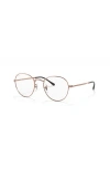 Ray Ban Ray-ban 49mm Phantos Optical Glasses In Gold