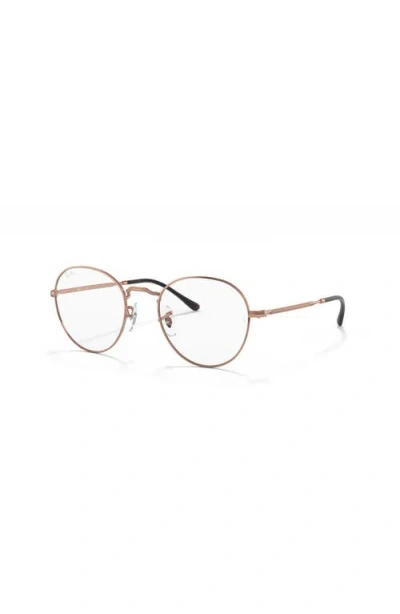 Ray Ban Ray-ban 49mm Phantos Optical Glasses In Gold