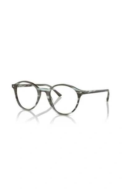 Ray Ban Ray-ban 49mm Phantos Optical Glasses In Green