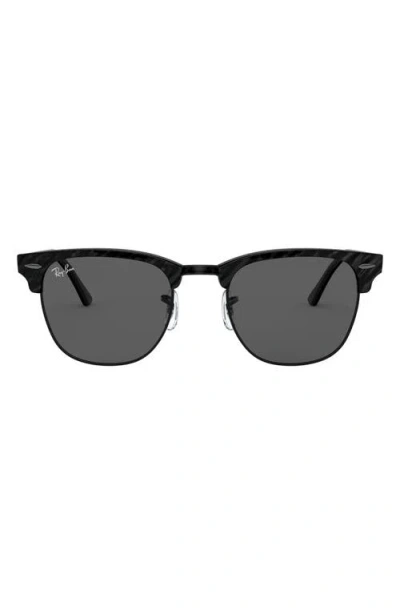 Ray Ban Ray-ban 49mm Square Sunglasses In Black/dark Grey