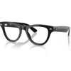 Ray Ban Ray-ban 50mm Cat Eye Optical Glasses In Black